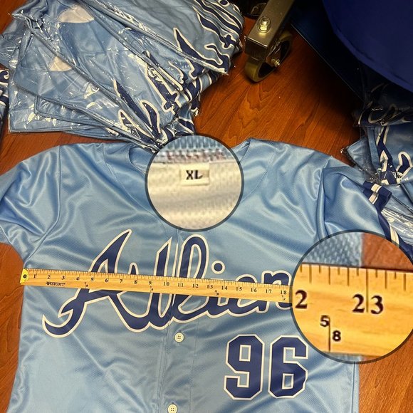 ATLiens Outkast Andre 3k Atlanta Braves Powder Blue Jersey FULLY SUBLIMATED - Picture 14 of 15